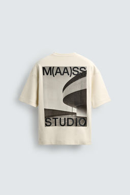 SUDADERA INTERLOCK ESTAMPADO FOTOGR?FICO / Beige - Zara фото 8