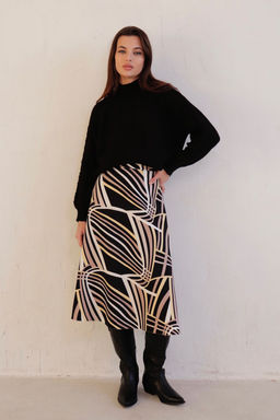 Юбка А-силуэта с принтом - Martichelli фото 41