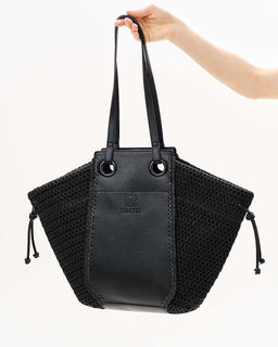 Сумка пляжная плетеная SS005