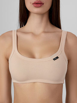 Бюстье женское бежевое