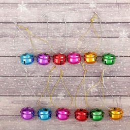 Бубенчики, набор 12 шт., размер 1 шт. - 2 × 2 см