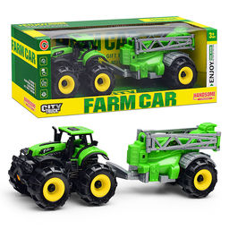 Трактор "Фермерский" с сеялкой, в коробке