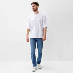 Футболка мужская MIST East, размер 52, белый