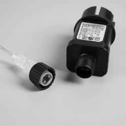 Гирлянда Нить 200 м роса, IP44, серебристая нить, 2000 LED, свечение мульти, 36 В - Luazon lighting фото 4