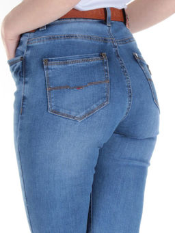 T088 Джинсы зауженные женские BG - Фабричный китай фото 7
