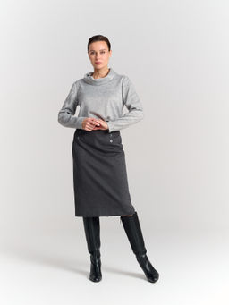 юбка для холодной погоды в составе ШЕРСТЬ - Трика фото 2