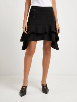 Юбка жен. Liguria черный - Concept club фото 2