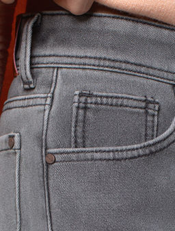 D54.076 Джинсы женские серый