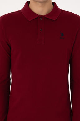 Erkek Bordo Basic Sweatshirt - U.s. polo assn фото 6