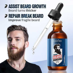 SADOER Масло для ухода за бородой Beard Nursing Oil, 55 мл.  фото 2
