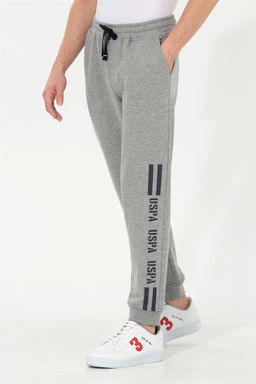 Мужские серые меланжевые спортивные штаны - U.s. polo assn фото 2