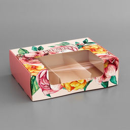 Цена за 5 шт. Коробка складная, под 3 эклера Подарок для тебя, 20?15?6 см