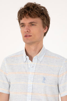 Erkek A__k Mavi K_sa Kollu G_mlek Sepette S_rpriz _ndirim - U.s. polo assn фото 2