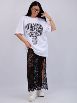 Костюм Монохром 2 чёрный, трикотаж - Малина фото 30