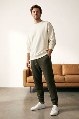 Haki Basic Regular/Normal Kesim Lastik Pa_a Jogger E_ofman Alt_ TMNSS20EA0053