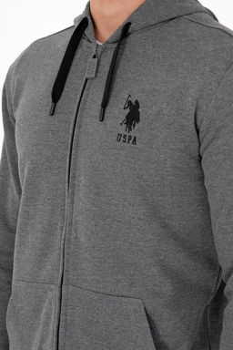 Мужской свитшот антрацитового меланжа Неожиданная скидка в корзине - U.s. polo assn фото 21