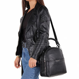 Рюкзак 670012-3 black Velina Fabbiano