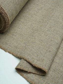 Шерсть пальтово-костюмная Твид Елочка цв.песочный, ш.1.5м, шерсть-60%, п/э-40%, 310гр/м.кв - Купава фото 9