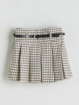 Pileli K?z ?ocuk ?ort Etek