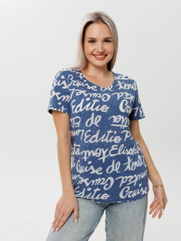 Футболка женская Ф-48 (деворе) Хаки