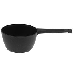 Ковш пластмассовый 1л, д15см, h8см, хозяйственный, усиленный, ударопрочный, полипропилен, черный (Россия)