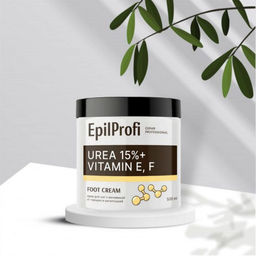 EpilProfi Professional Крем для ног от трещин и натоптышей с мочевиной 15% и витаминами Е, F / Urea 15% + Vitamin E, F, 500 мл  фото 2