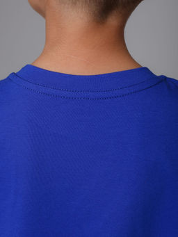 Набор детских Футболок базовая-2шт, цвет Василек, кулирка х/б100% - 5+ фото 2