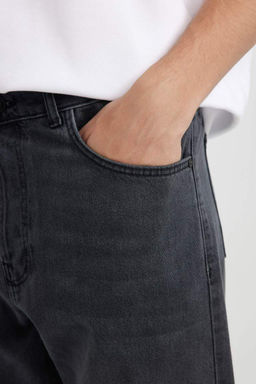 Облегающие джинсовые брюки скинни с высокой талией в стиле 90-х годов, потертые брюки - Defacto фото 3