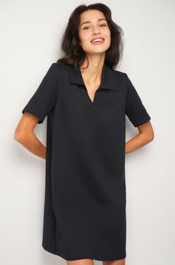 Женское базовое платье - поло Happyfox  фото 24