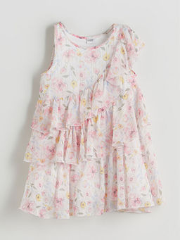 ?i?ekli K?z ?ocuk Elbise