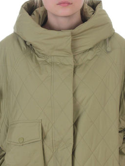 9606 LT. GREEN Куртка стеганная демисезонная женская (100 гр. холлофайбер) - Fashion фото 4