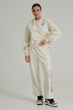 Брюки трикотажные утепленные Белый