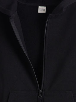 K?z ?ocuk Kap??onlu Fermuarl? Sweatshirt