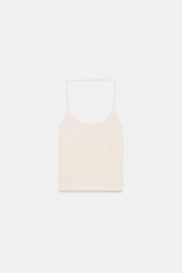 SEAMLESS HALTER TOP - Zara фото 8
