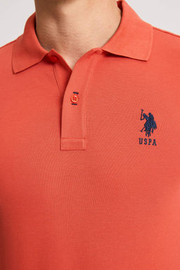 Erkek Slim Fit Polo Yaka Kiremit Basic Ti__rt - U.s. polo assn фото 6