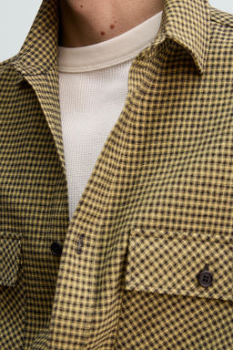 CHECK FLANNEL SHIRT AARON LEVINE X ZARA фото 7