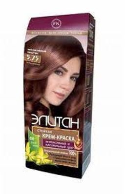 Стойкая крем-краска д/в "ЭЛИТАН" №5.75 интенсивный каштан . 30