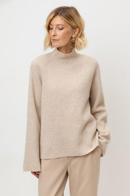 ЕВ 30179/ш/светло-бежевый джемпер жен