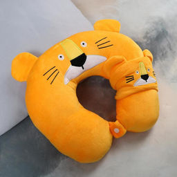 Подушка для путешествий на шею «Лев», маска для сна