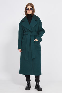 Пальто изумруд
