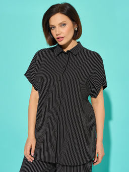 Рубашка 0293-1а черный кварц