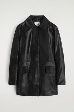 CHAQUETA PIEL EFECTO PONY HAIR