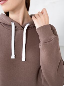 теплый Костюм футер 3-х нитка НАЧЕС коричневый - Binita фото 7