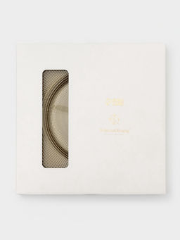 Тарелка подстановочная WY, d=33 см, стекло, золотистая