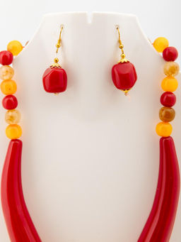 Украшение Бусы+серги №0028 - Ганг фото 2