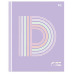 Дневник тв. об., 1-11 кл. "D-purple" (Д5т40_лг 64636, BG) глянцевая ламинация