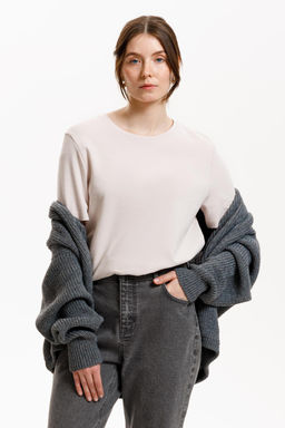 ЕВТ 3283/серо-сиреневый фуфайка жен