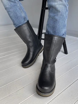 Сапоги мужские Сибирь, черные, войлочная подошва - Мирунт фото 13