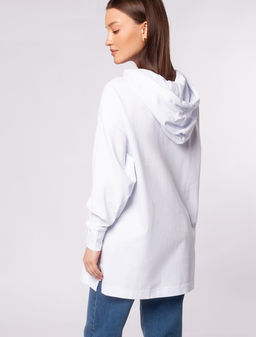 VILATTE / Легкое худи из трикотажа пике  фото 4