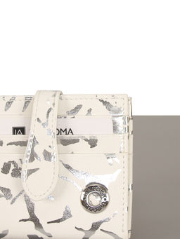 LACCOMA кошелек LA-2777-белый-серебристый натуральная кожа  фото 3